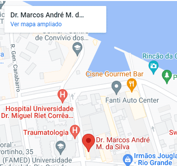 endereço do consultório Dr. Marcos André, MSc